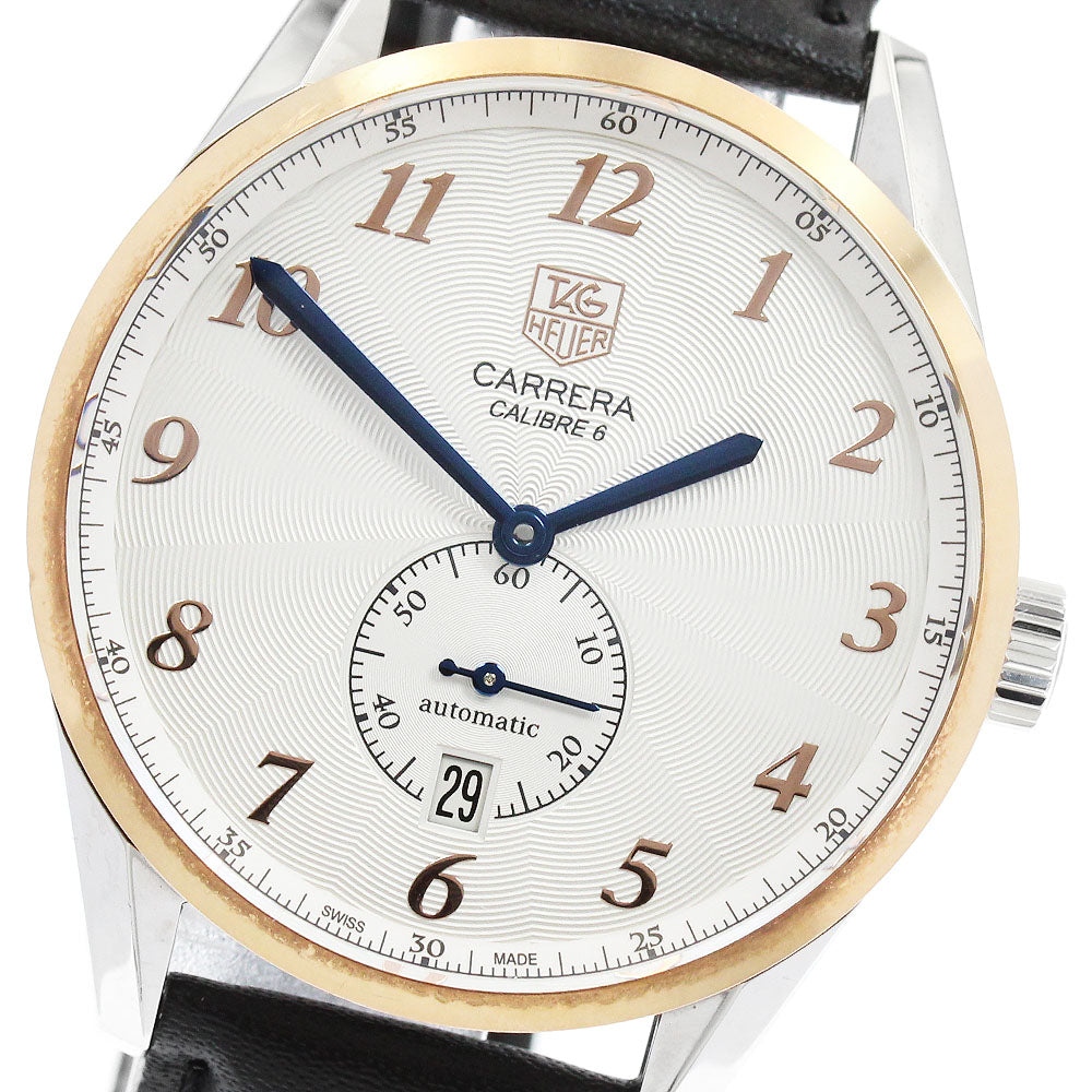 TAG HEUER Carrera WAS2156 Date Silver Dial Automatic Men's Watch_957716