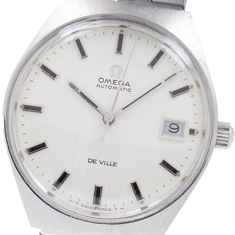 OMEGA De Ville 166.051 Date Silver Dial Automatic Men's Watch_957792