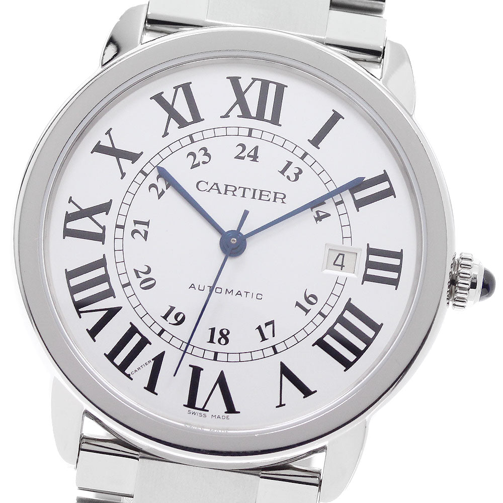 CARTIER Ronde Solo de Cartier XL W6701011 Date Automatic Men's Watch_957873