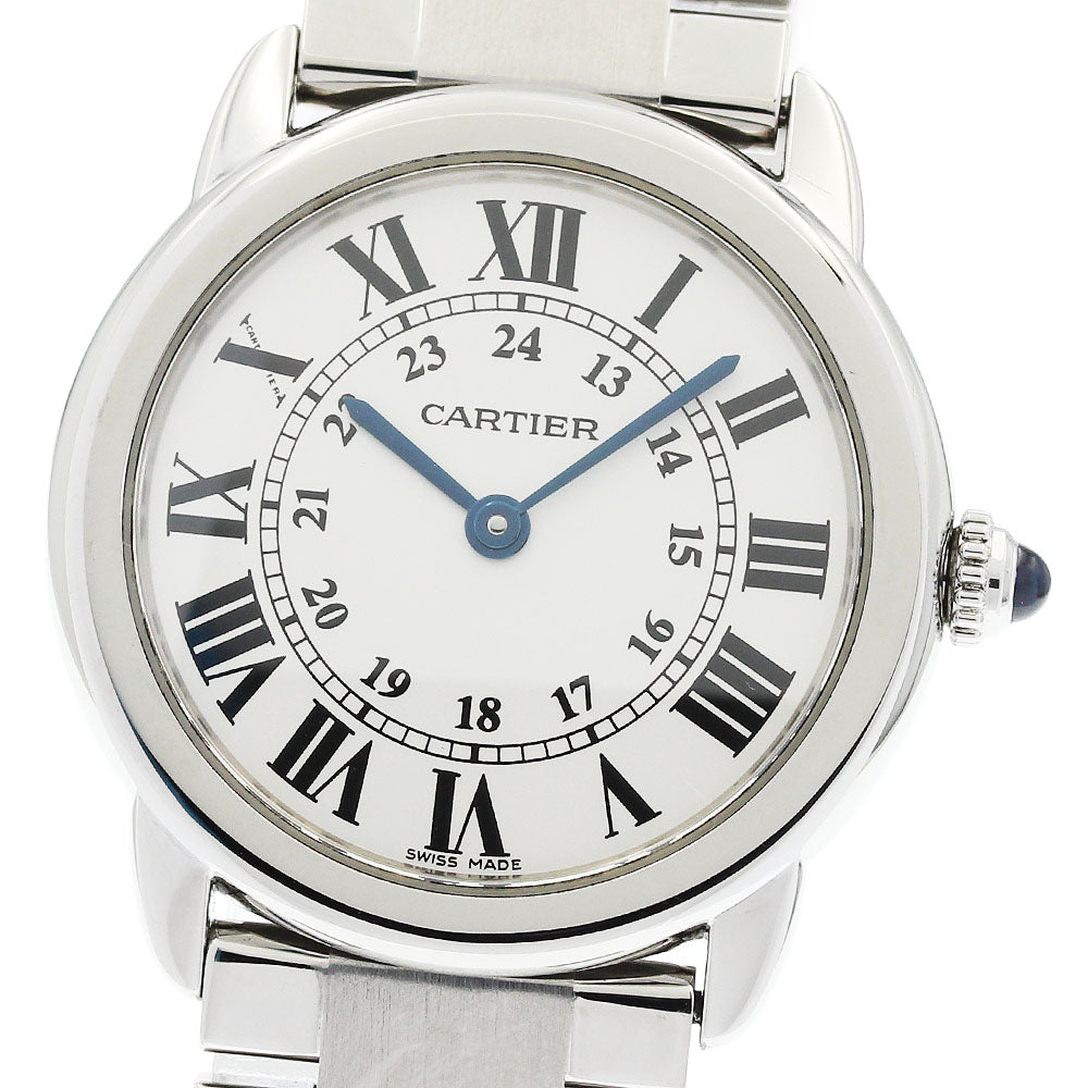 CARTIER Ronde SoloSM W6701004 Silver Dial Quartz Ladies Watch_957882