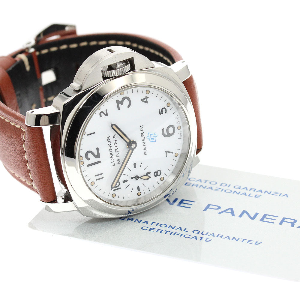 PANERAI Luminor Marina Logo Acciaio PAM00660 Hand Winding Men's Watch_957934