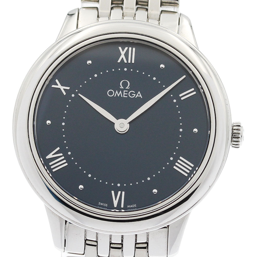 OMEGA De Ville Prestige 434.10.30.60.03.001 Navy Dial Quartz Men's Watch_957939