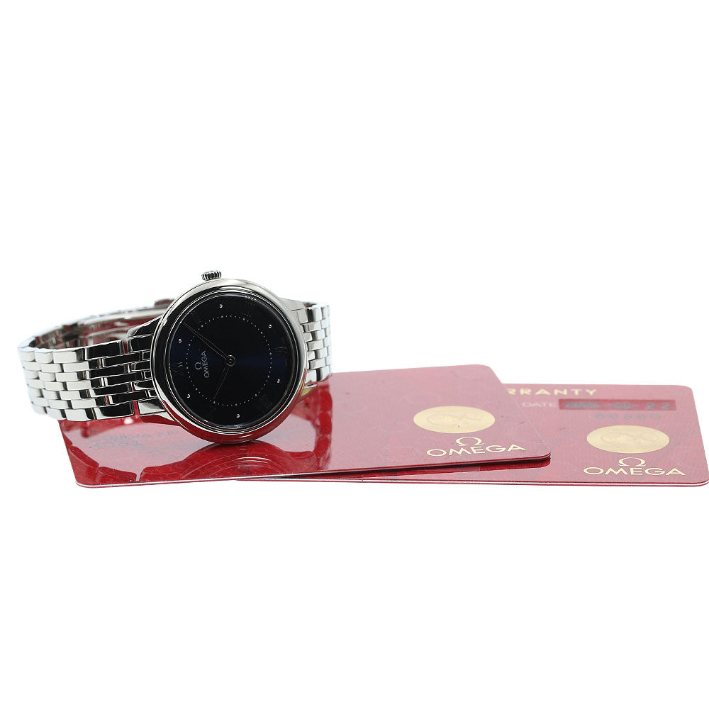 OMEGA De Ville Prestige 434.10.30.60.03.001 Navy Dial Quartz Men's Watch_957939
