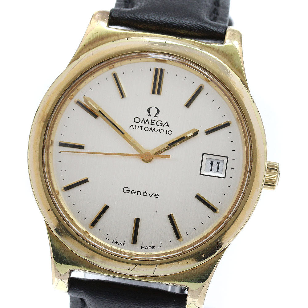 OMEGA Geneve 166.0168 Date Cal.1012 Silver Dial Automatic Men's Watch_958011