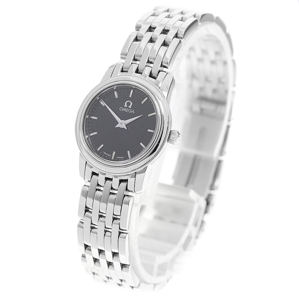 OMEGA De Ville Prestige 4570.51 black Dial Quartz Ladies Watch_958019