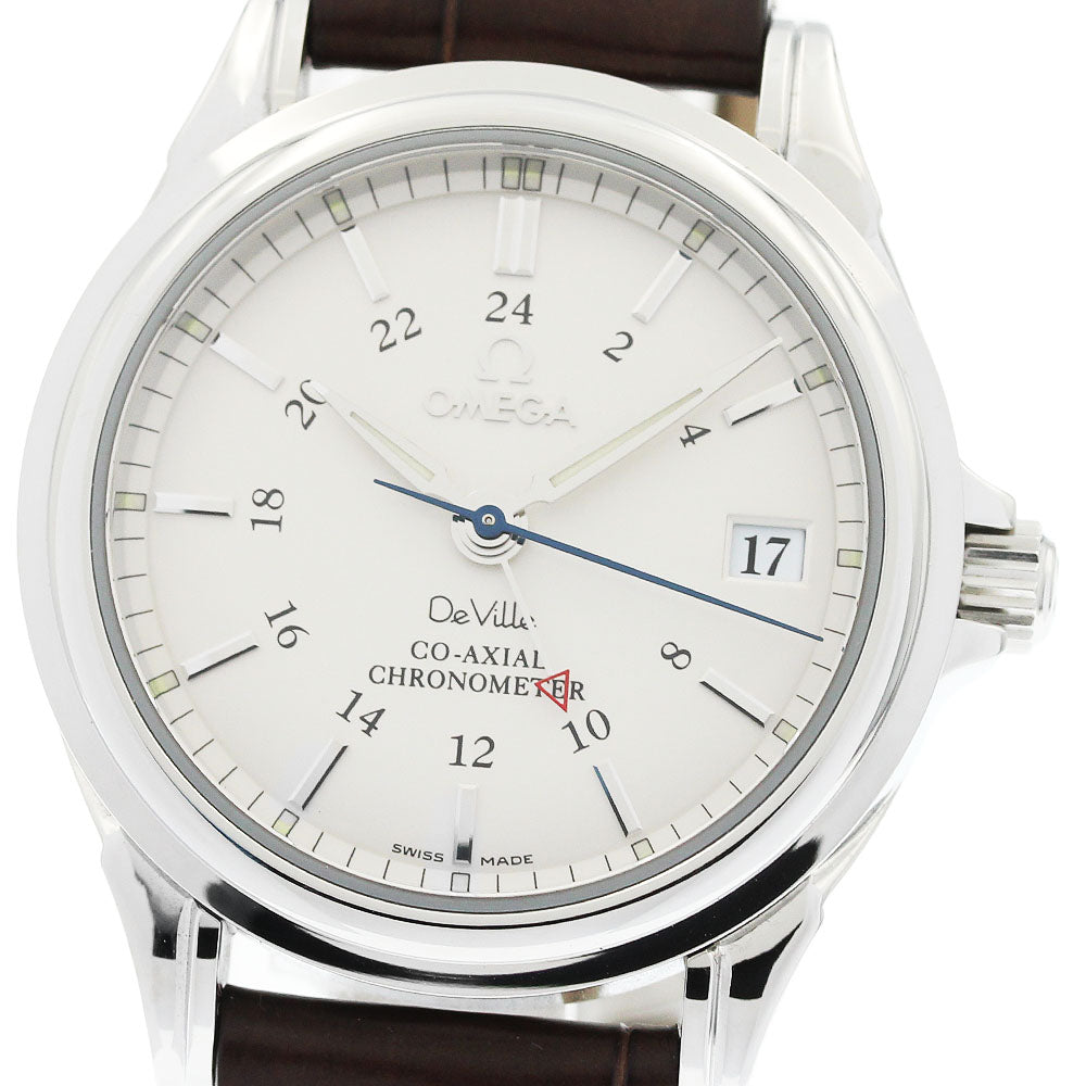 OMEGA De Ville Coaxial 4862.31.32 GMT Silver Dial Automatic Men's Watch_958020