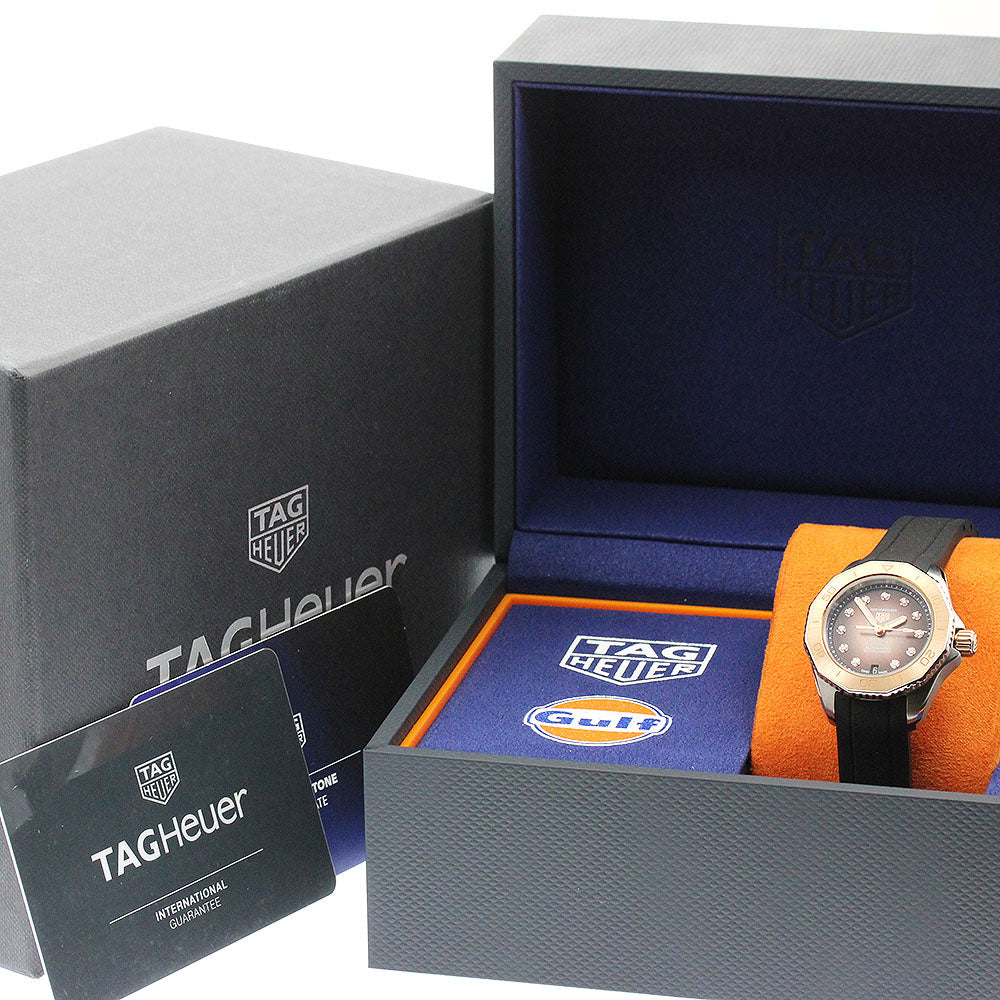 TAG HEUER Aquaracer Professional 200 WBP2451.FT6200 PG bezel 11P diamond Black shell Dial Automatic Ladies Watch_958039