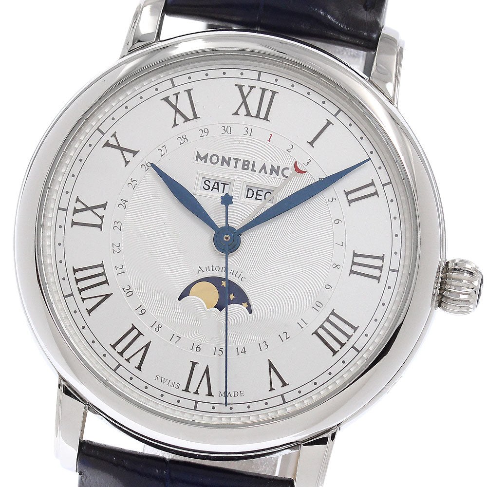MONTBLANC Star Legacy 7474/MB119955 Moon phase Triple calendar Silver Dial Automatic Men's Watch_958054