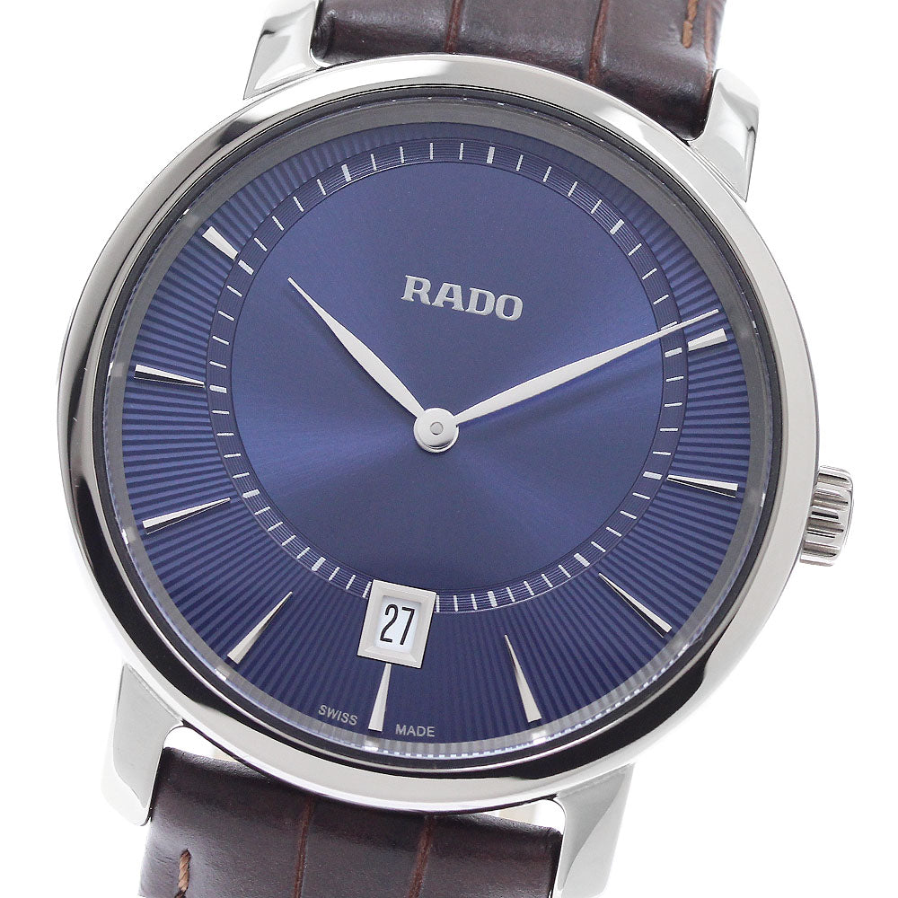 RADO Dear Master R14135206/271.0135.3 Date Navy Dial Quartz Men's Watch_958057
