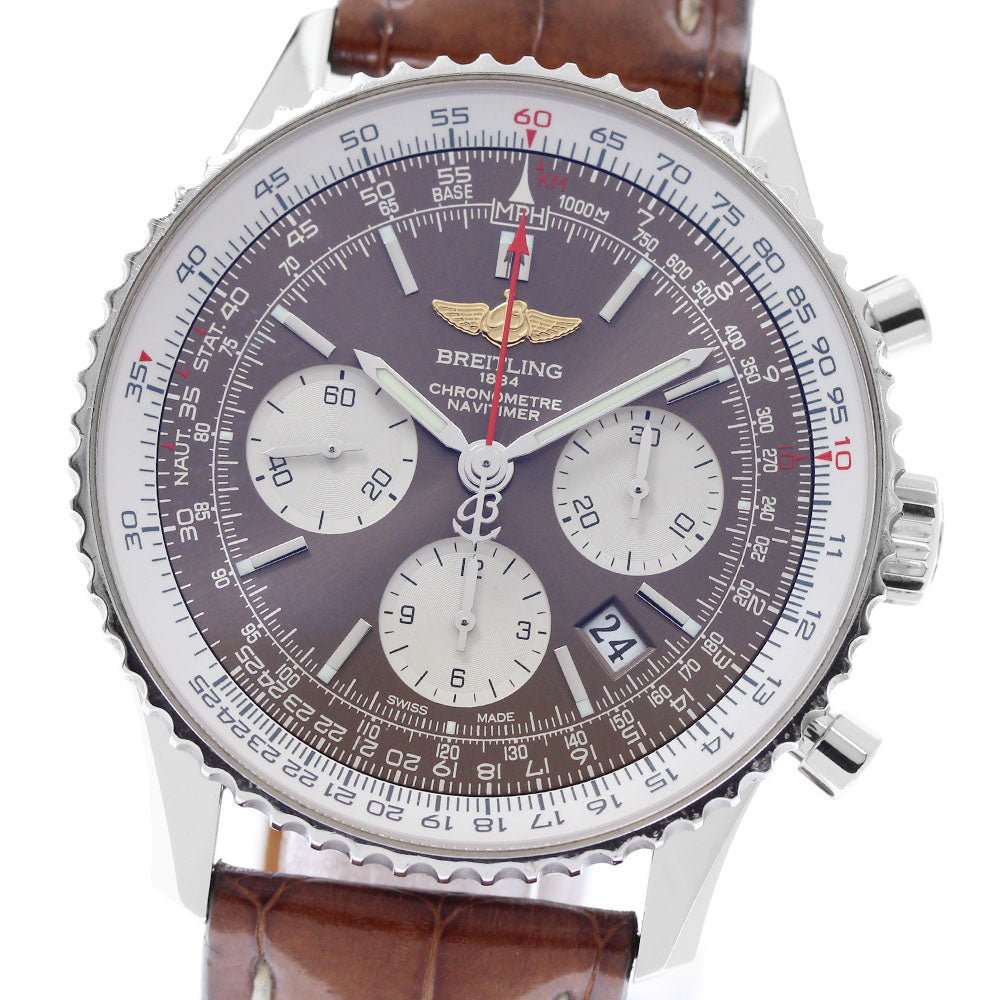 BREITLING Navitimer 01 AB0121 Chronograph limited to 1000 Brown Dial Automatic Men's Watch_958109