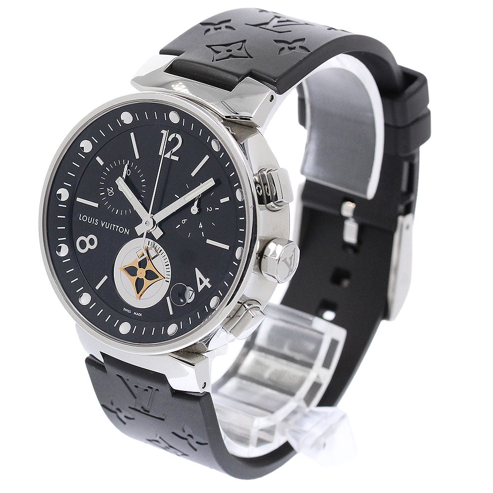 LOUIS VUITTON Tambour Moonstar GM Q8D11 Chronograph Quartz Men's Watch_958168