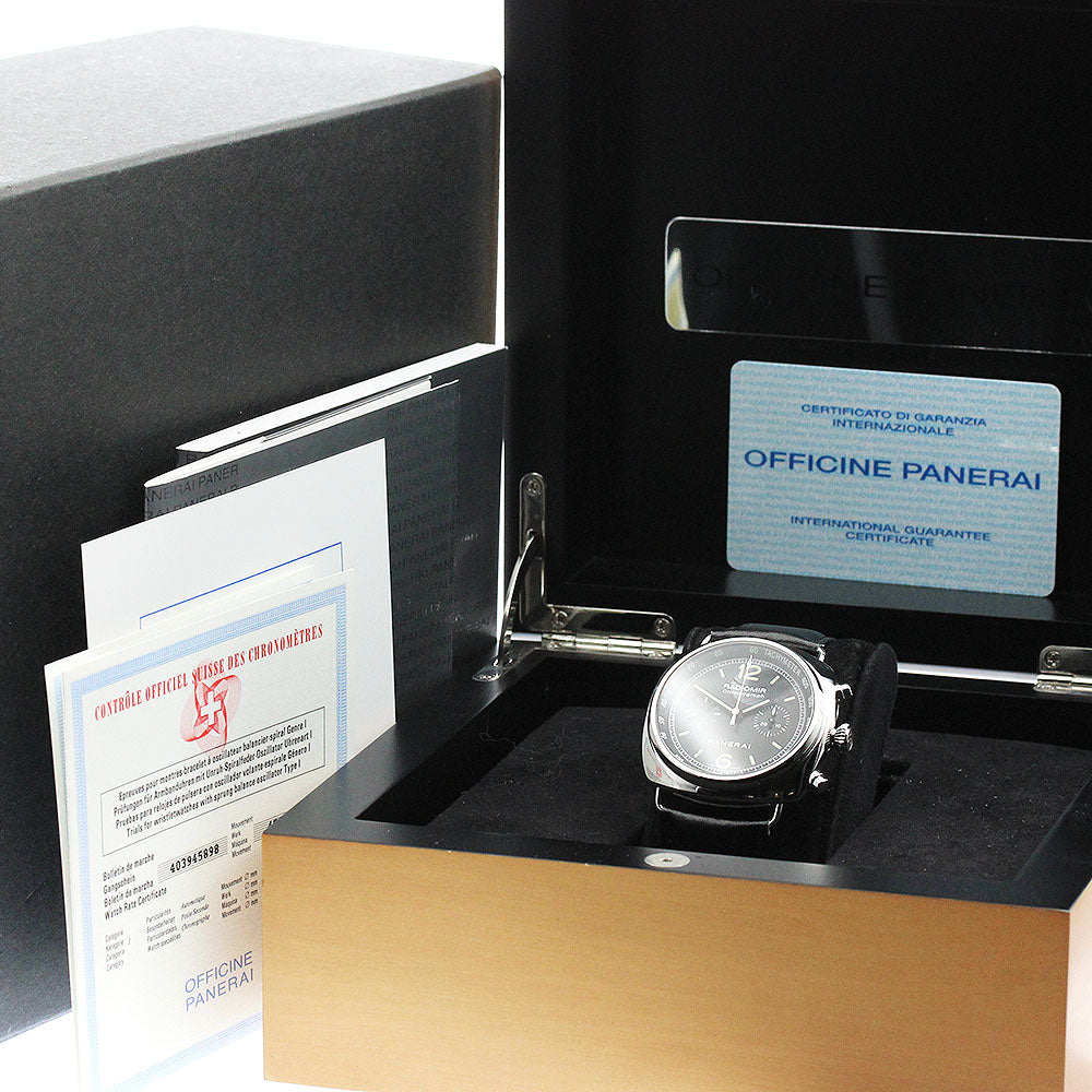 PANERAI Radiomir PAM00288 Chronograph Black Dial Automatic Men's Watch_958170