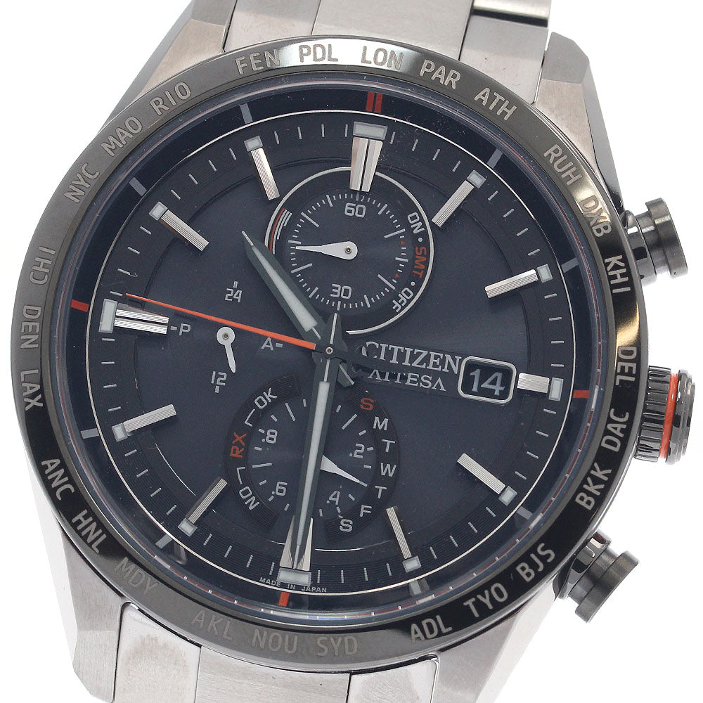 CITIZEN Atessa AT8189-61E/H800-71CN206 Solar Powered Radio Men's Watch_958222