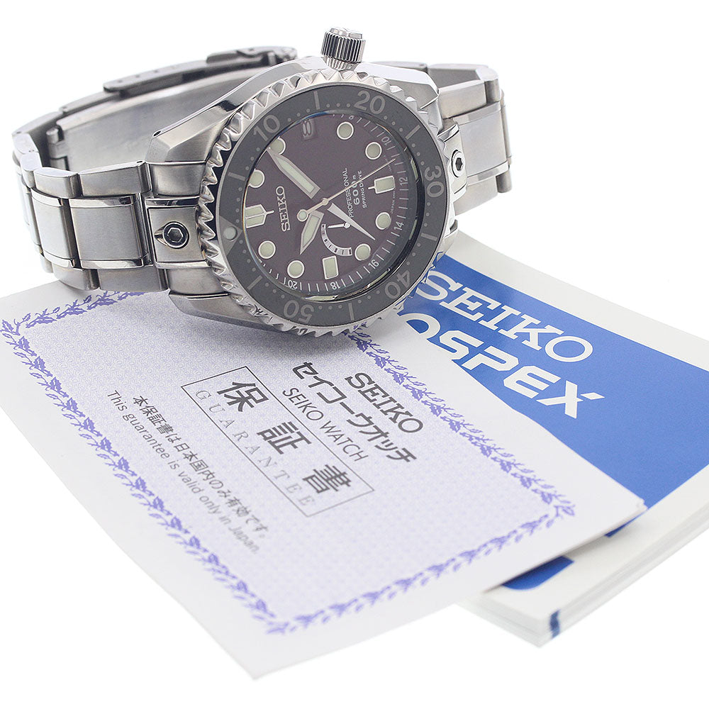 SEIKO Prospex Marine Master Professional 600 5R66-0BC0/SBDB011 Date black Dial Spring drive Men's Watch_958235