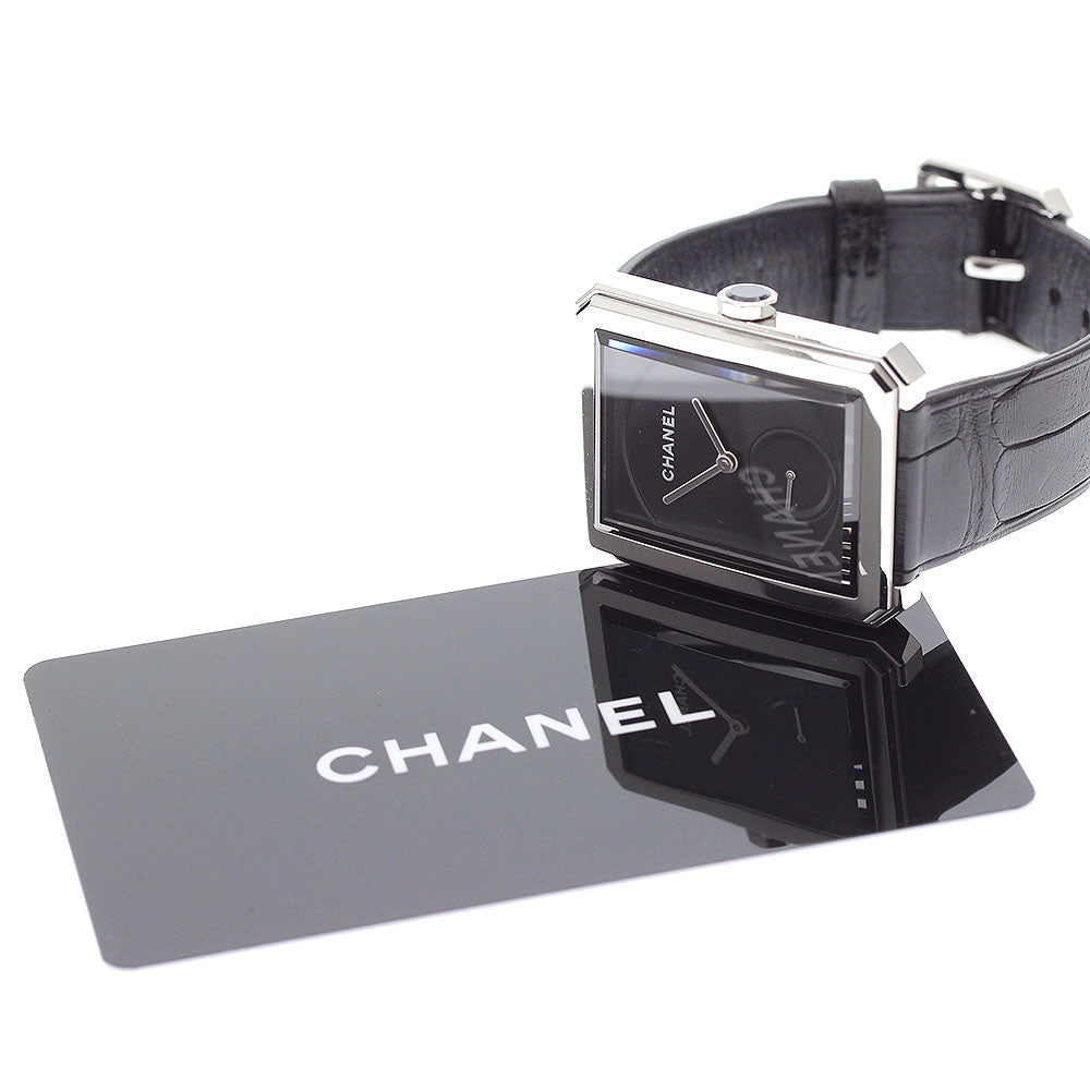 CHANEL boy friend H5319 black Dial Hand Winding Boy's Watch_958258