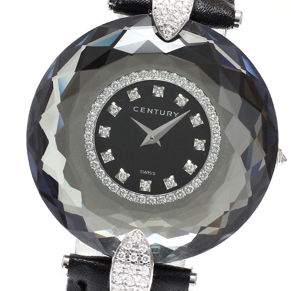 CENTURY Time Gem Mogul 636.7A.S.52P.59.RK2 K18WG Quartz Ladies Watch_958296