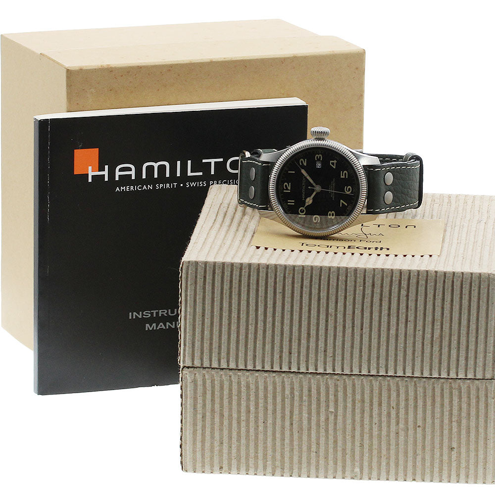 HAMILTON Khaki Team Earth H604551 Date black Dial Automatic Men's Watch_958323