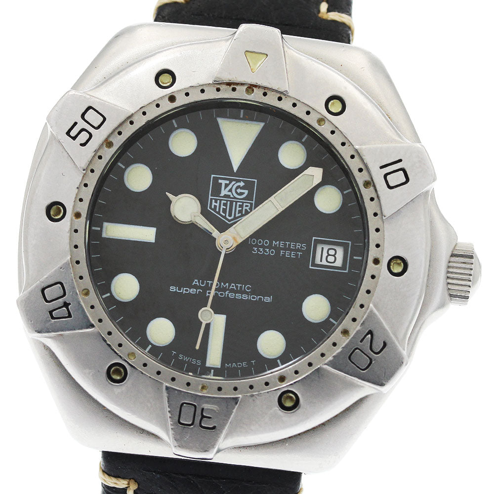 TAG HEUER Super professional 840.006-2 Date Automatic Men's Watch_958352