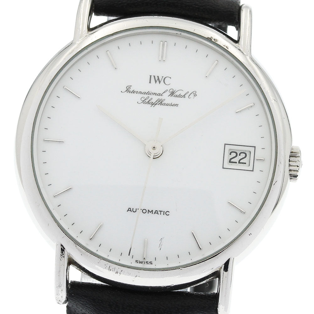 IWC SCHAFFHAUSEN Portofino IW351320 Date white Dial Automatic Men's Watch_958376