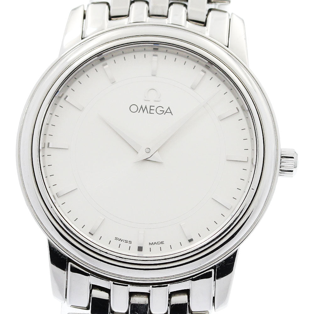 OMEGA De Ville Prestige 4580.31 Silver Dial Quartz Ladies Watch_958380