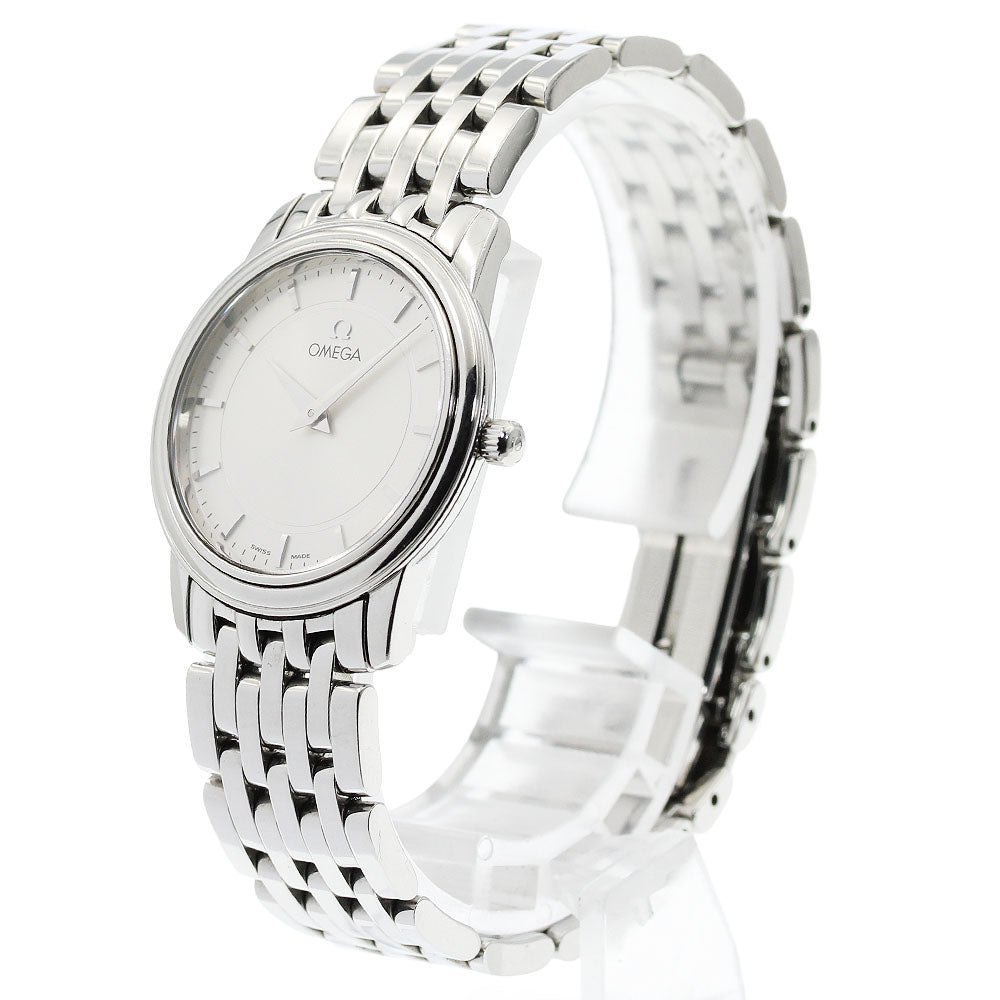 OMEGA De Ville Prestige 4580.31 Silver Dial Quartz Ladies Watch_958380