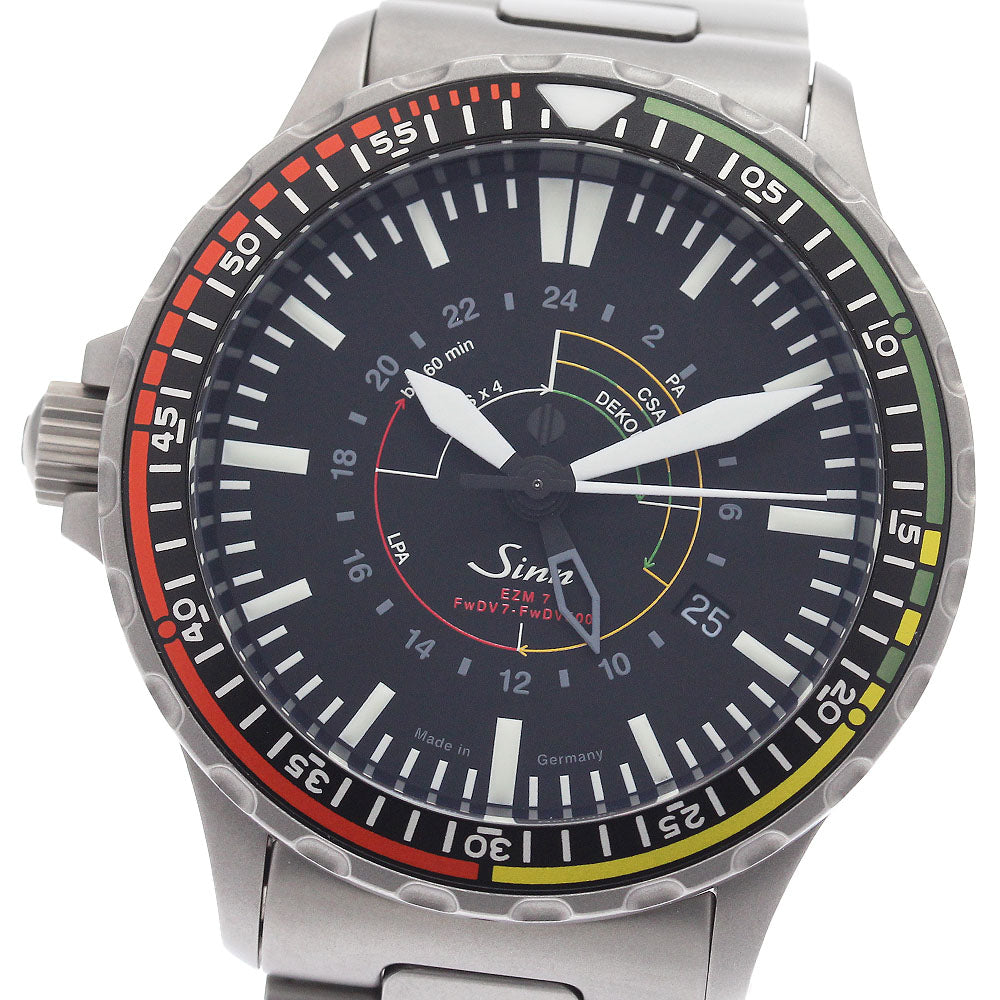 Sinn Instrument watch 857.EZM7 Date black Dial Automatic Men's Watch_958406