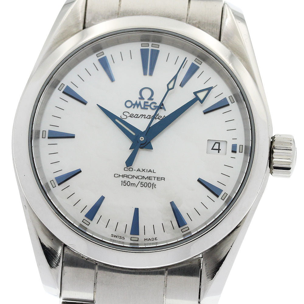 OMEGA Seamaster Aqua Terra 2504.70 Coaxial White shell Dial Automatic Boy's Watch_958680