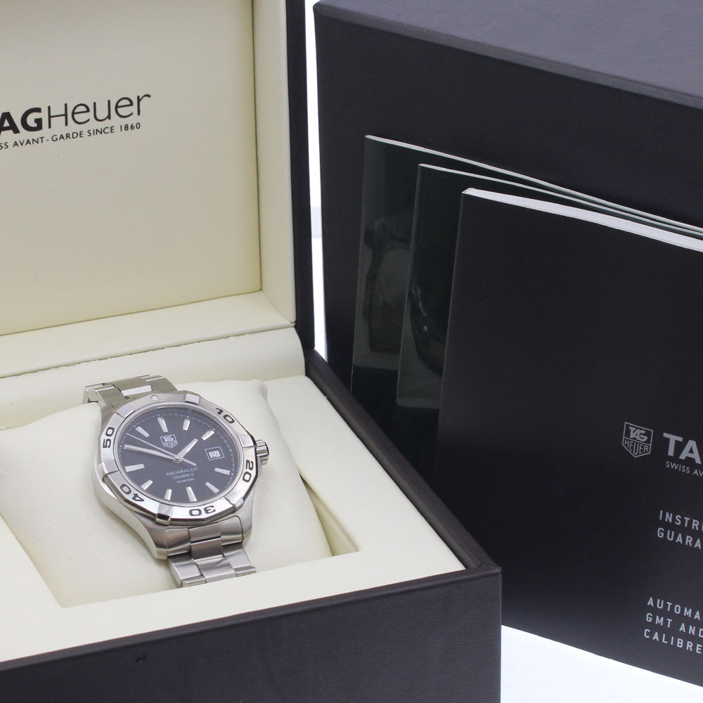 TAG HEUER Aquaracer WAP2010 Date black Dial Automatic Men's Watch_958735
