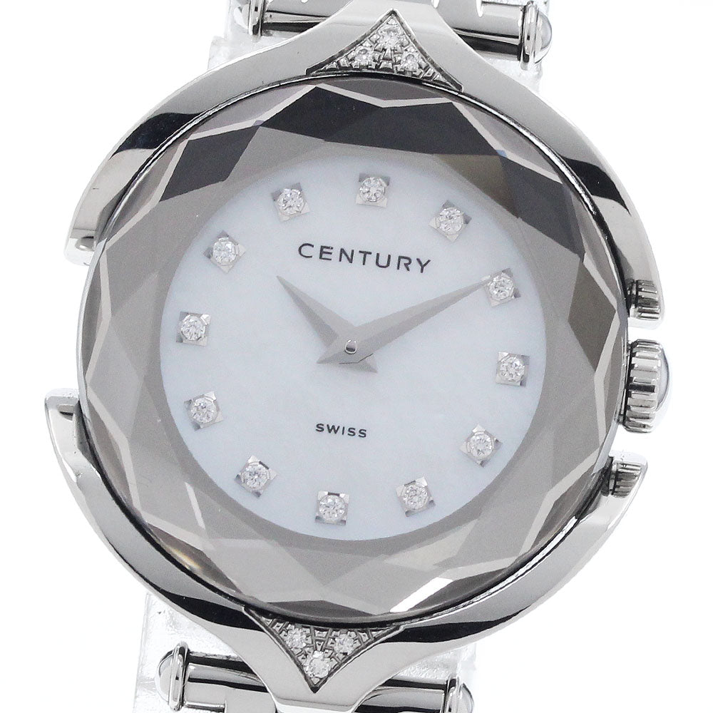 CENTURY Affinity 632.7.S.12.16.SK 12P diamond White shell Dial Quartz Ladies Watch_958740