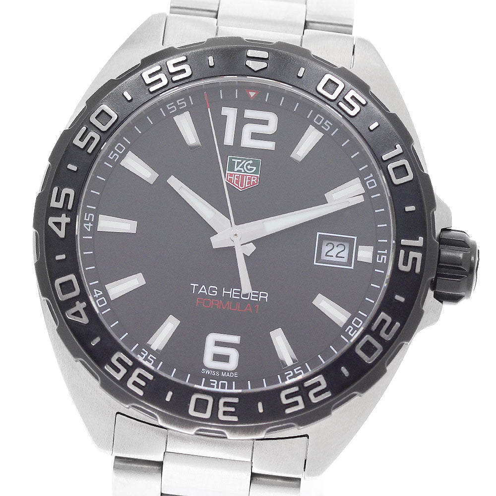 TAG HEUER Formula 1 WAZ1110 Date Black Dial Quartz Men's Watch_958744