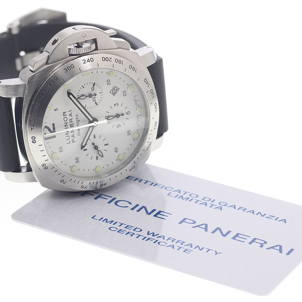 PANERAI Luminor Chrono Daylight PAM00251 Date white Dial Automatic Men's_958874