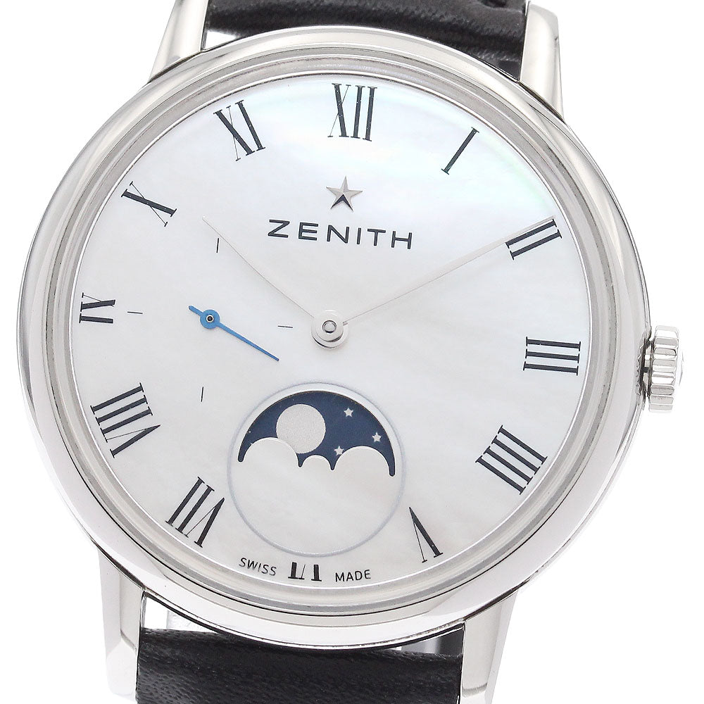 ZENITH elite lady 03.2320.692 Moon phase White shell Dial Automatic Ladies Watch_958879