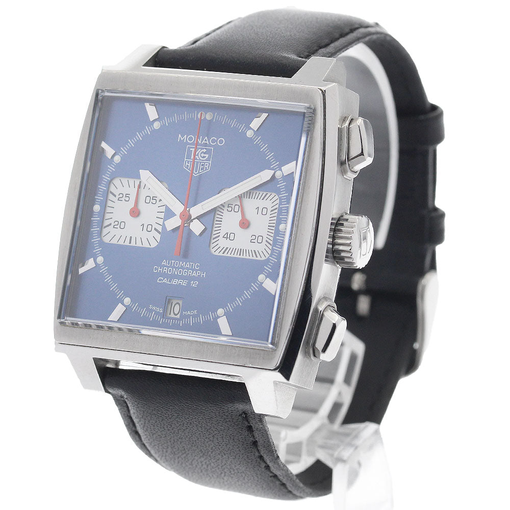 TAG HEUER Monaco CAW2111-0 Chronograph Date blue Dial Automatic Men's_958881