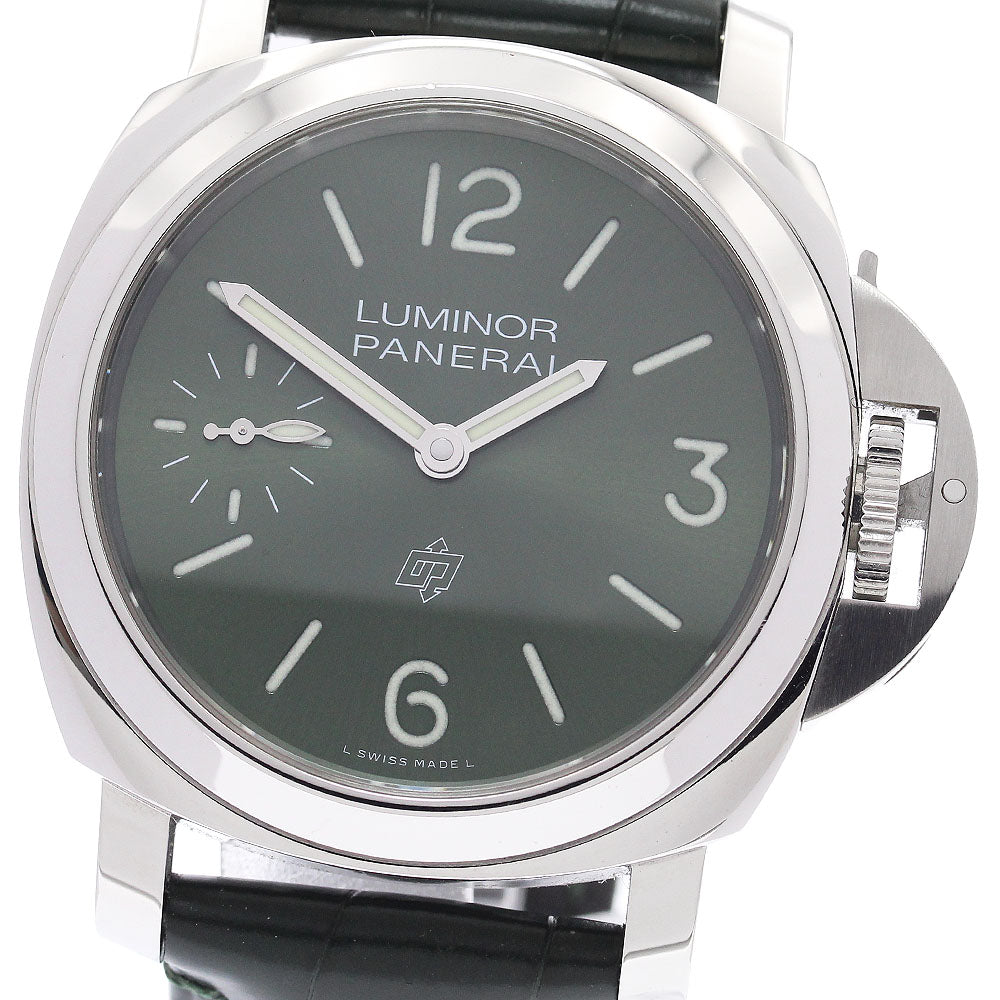 PANERAI Luminor logo PAM01624 Boutique exclusive model, small seconds. green Dial Hand Winding Men's Watch_958898