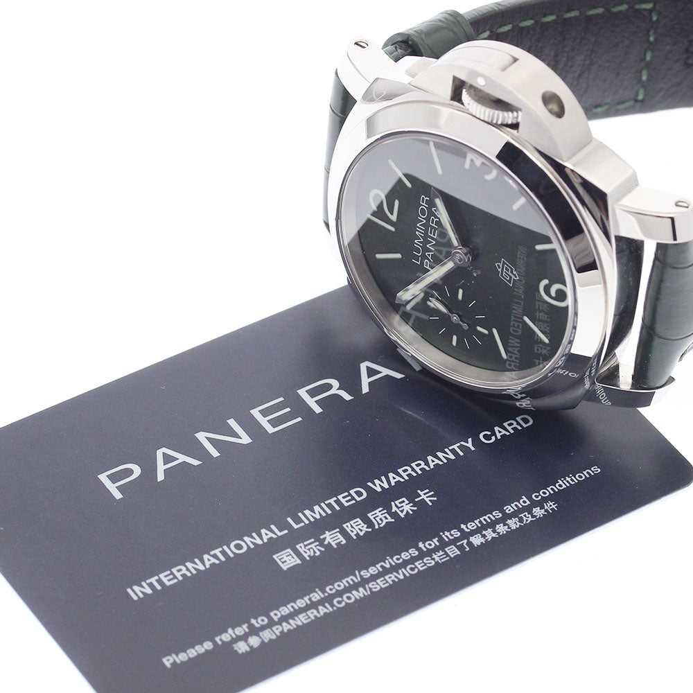 PANERAI Luminor logo PAM01624 Boutique exclusive model, small seconds. green Dial Hand Winding Men's Watch_958898