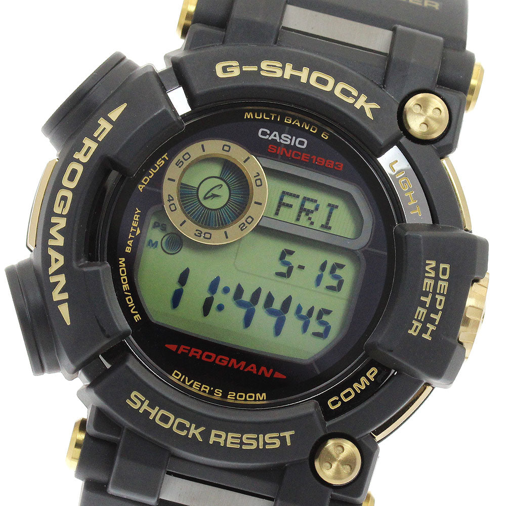 CASIO Frogman GWF-D1035B 35th Gold Tornado Solar Powered Radio Men's_959404