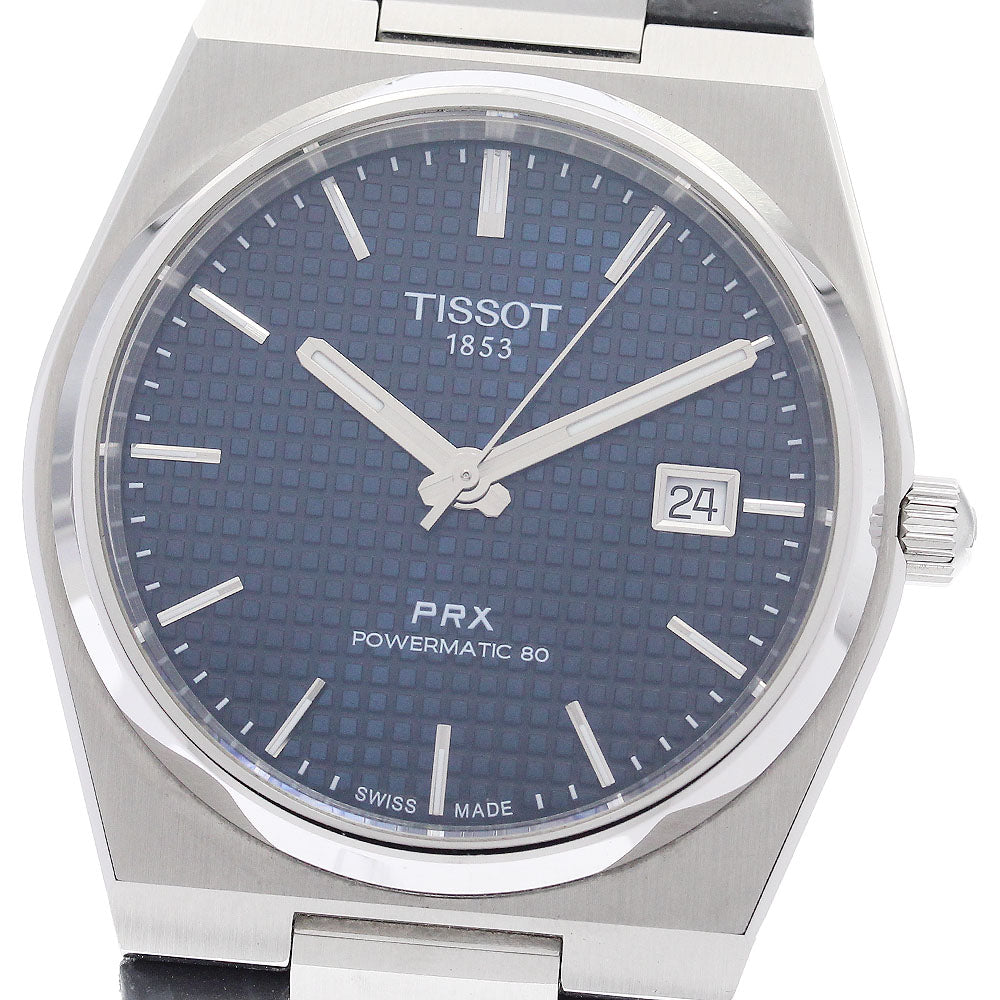 TISSOT PRX Powermatic 80 T137407 Date Navy Dial Automatic Men's Watch_959441