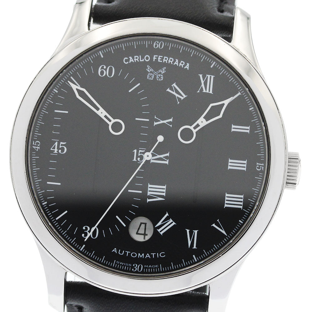 CARLO FERRARA Regulator Classic CF1997 Date black Dial Automatic Men's_959534