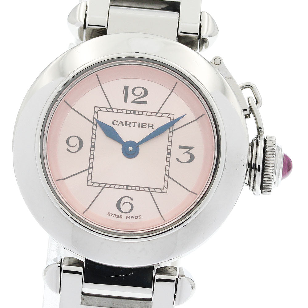 CARTIER Mispacha W3140008 pink Dial Quartz Ladies Watch_959541