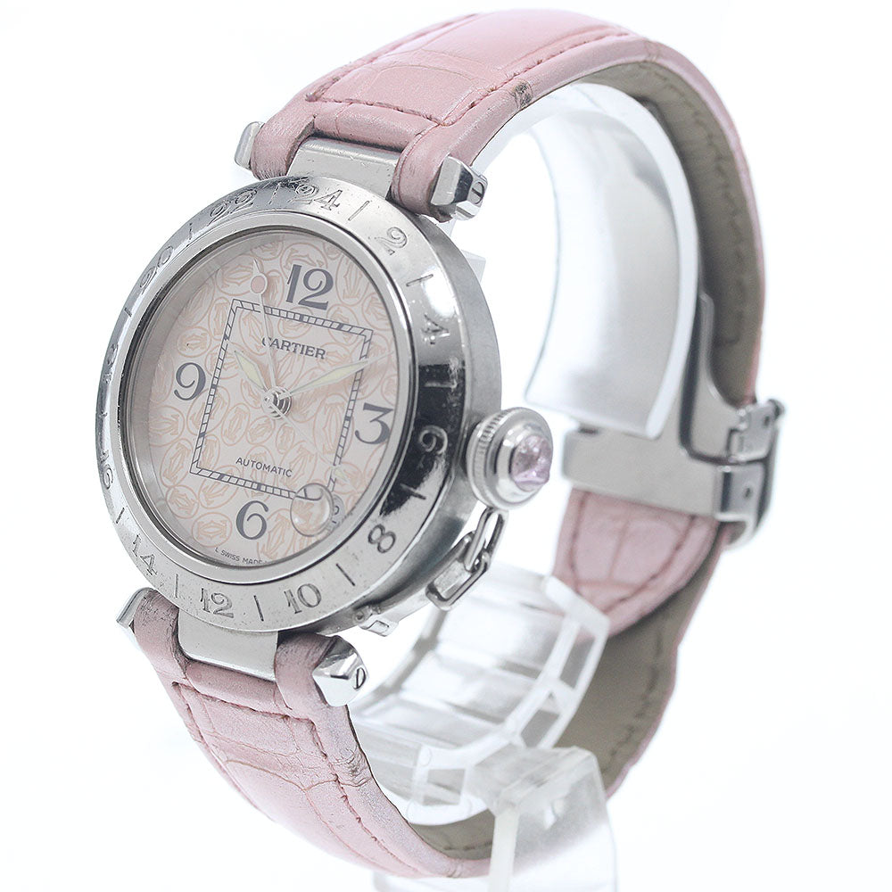 CARTIER Pasha C Meridian W3107099 Christmas Limited GMT Pink shell Dial Automatic Ladies Watch_959542
