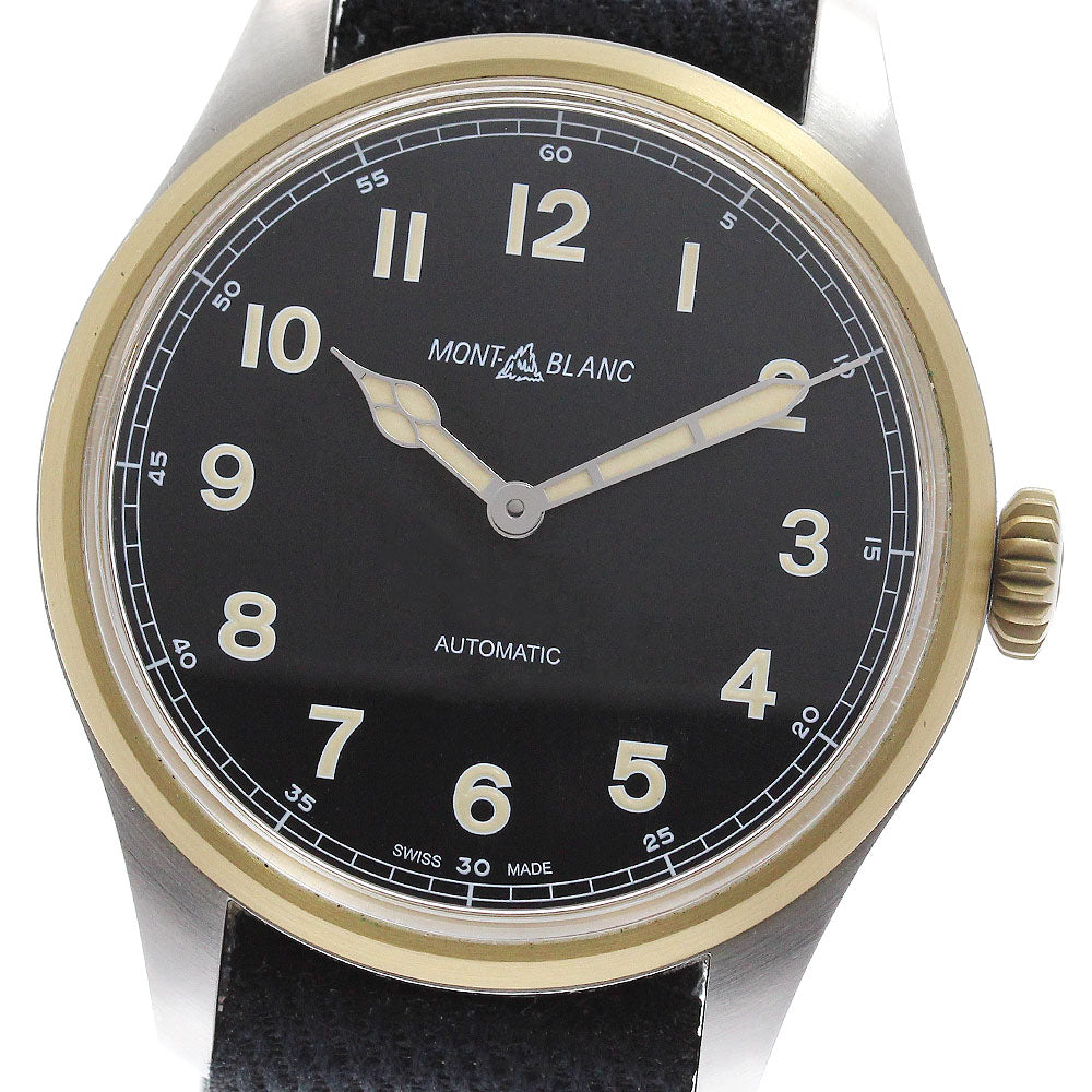 MONTBLANC 1858 116241 black Dial Automatic Men's Watch_959552
