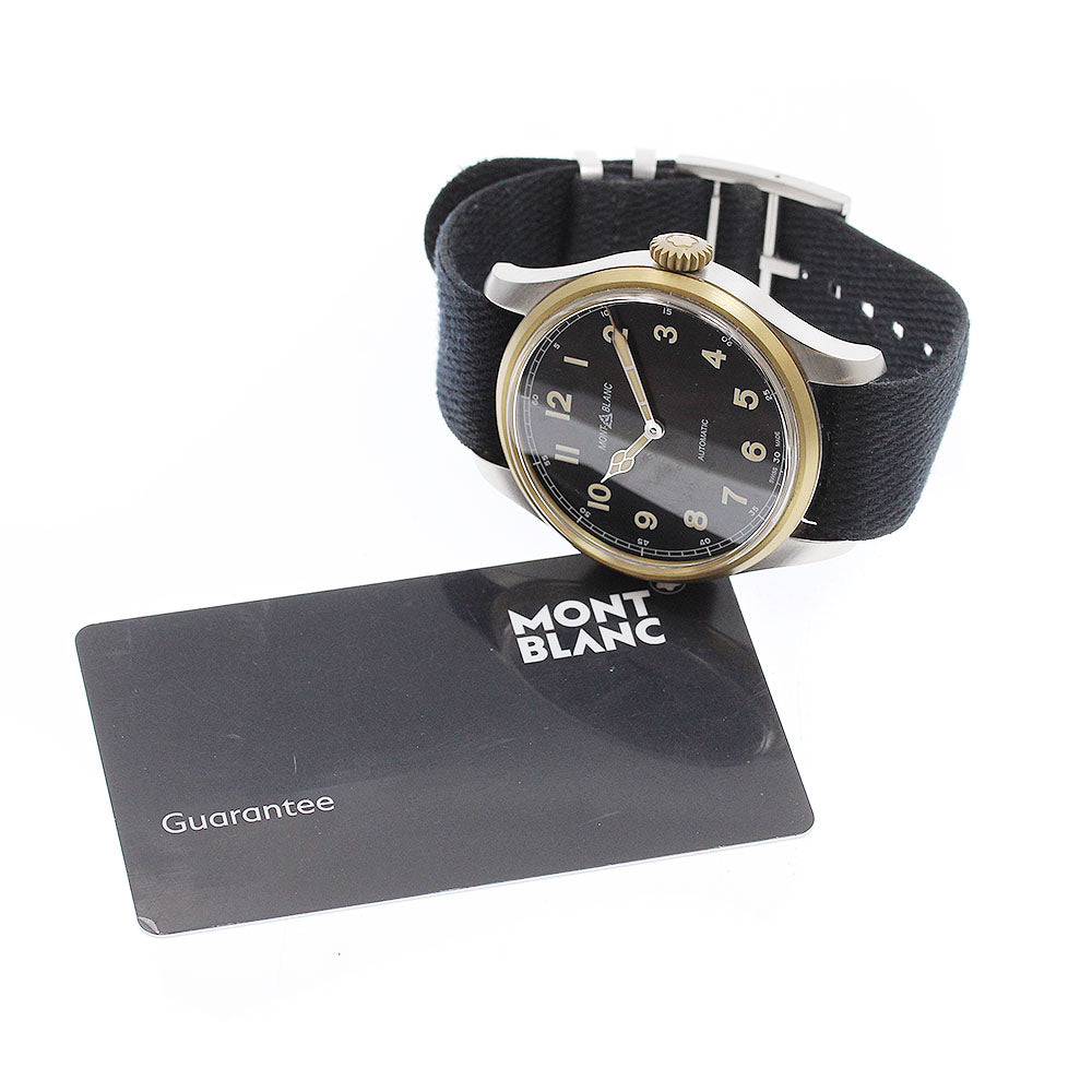 MONTBLANC 1858 116241 black Dial Automatic Men's Watch_959552