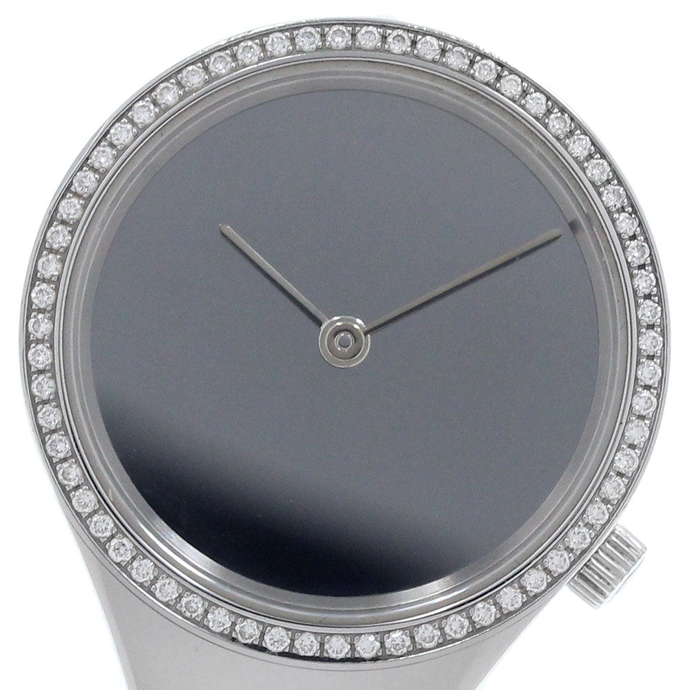 Georg Jensen Vivianna Diamond Bezel Silver Dial Quartz Ladies Watch_959553