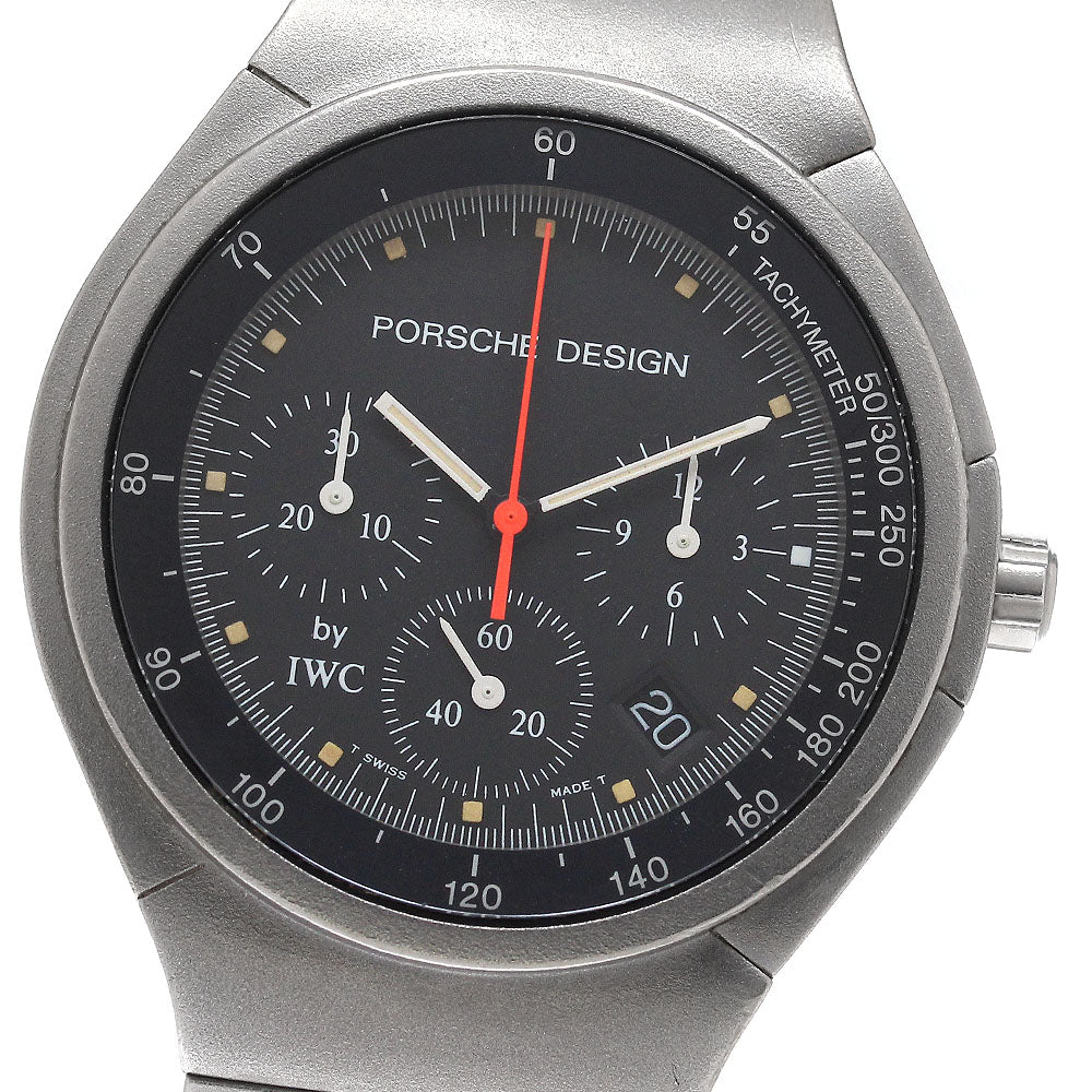 Porsche Design by IWC 3732 Chronograph black Dial Quartz Men's Watch_959568