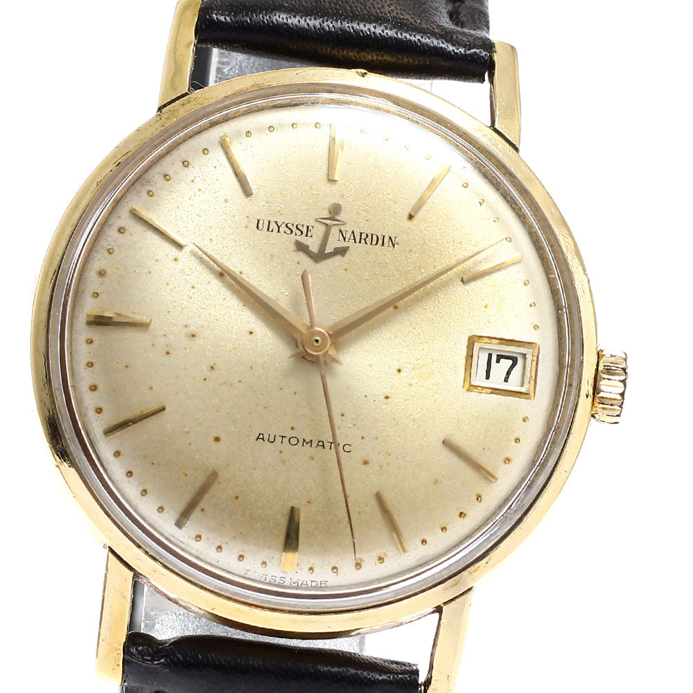 Ulysse Nardin K18YG cal.N74 gold Dial Automatic Men's Watch_959572