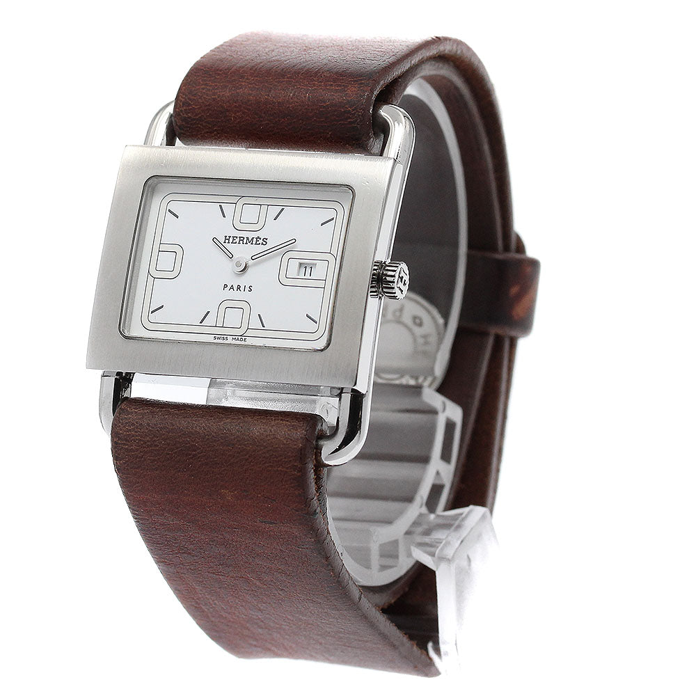 HERMES Valenia BA1.510 Date white Dial Quartz Ladies Watch_959625