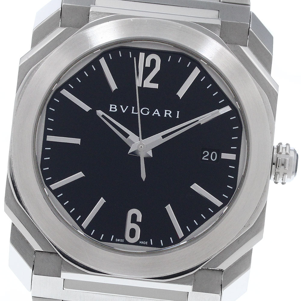 BVLGARI Octo Solo Tempo BGO38S/BG038BSSD Date black Dial Automatic Men's_959626