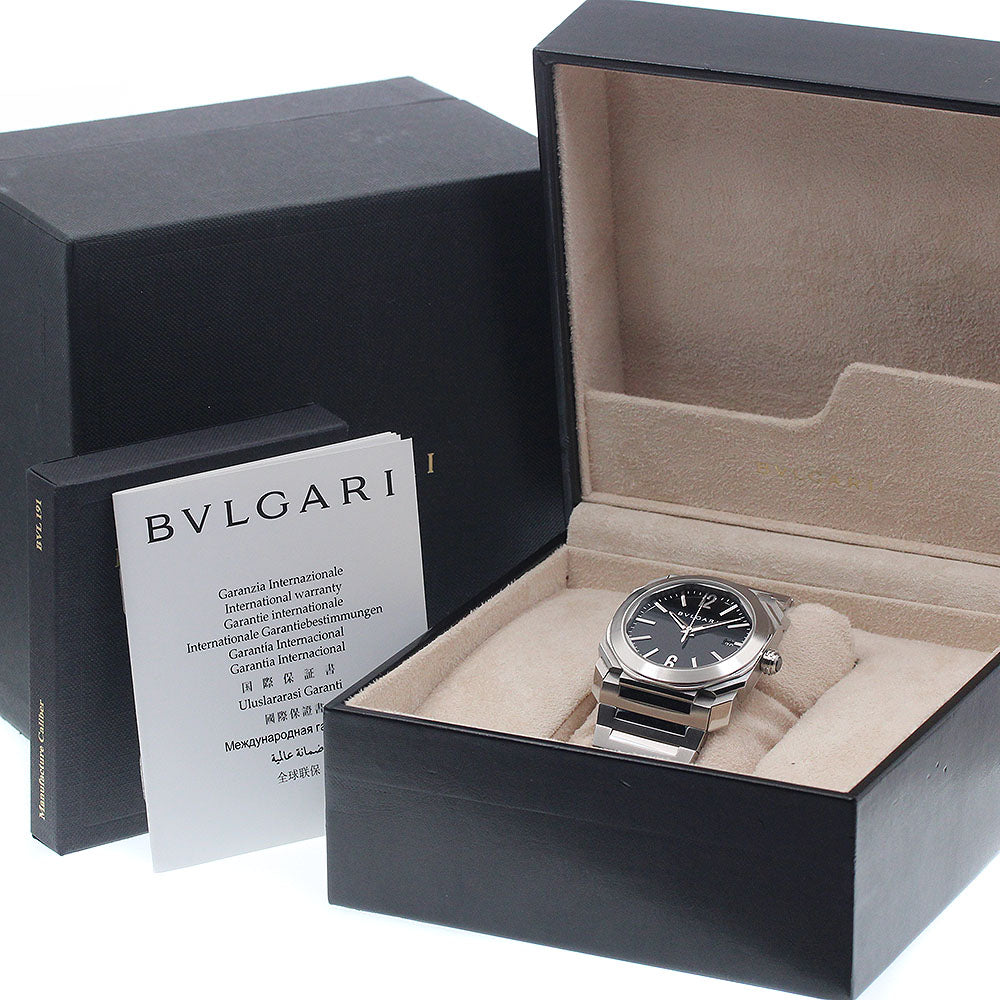 BVLGARI Octo Solo Tempo BGO38S/BG038BSSD Date black Dial Automatic Men's_959626