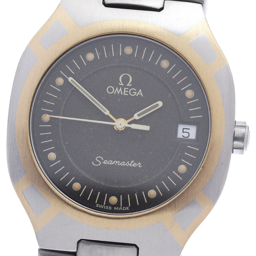 OMEGA Seamaster Polaris Date Gray Dial Quartz Men's Watch_959652
