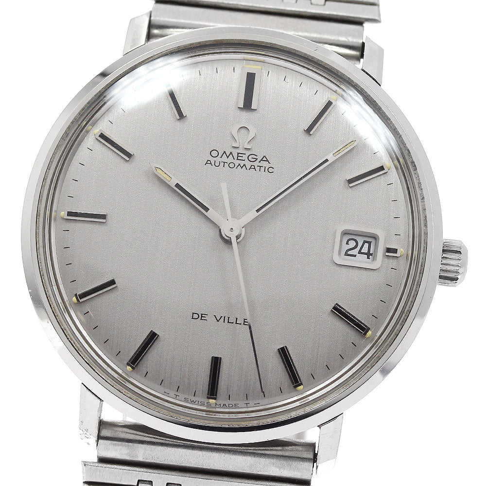 OMEGA De Ville 166033-TOOL106 Date vintage Silver Dial Automatic Men's_959655